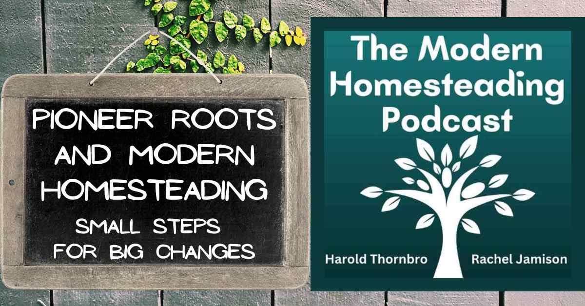 Read more about the article Pioneer Roots and Modern Homesteading: Small Steps for Big Changes