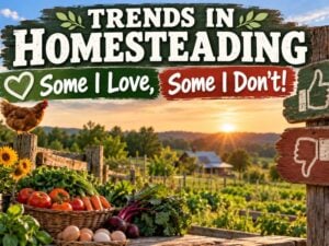 Read more about the article Trends In Homesteading: Some I Love, Some I Don’t!